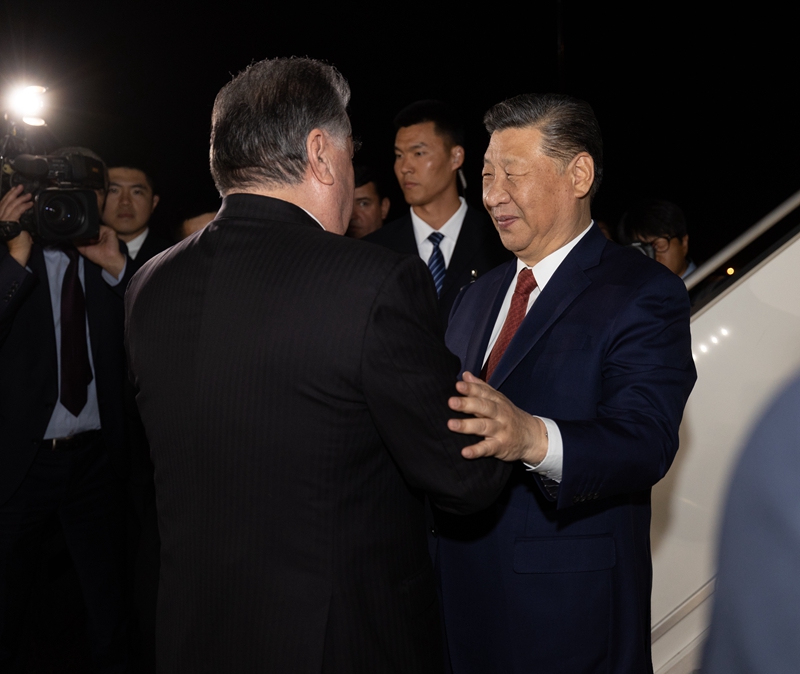 习近平抵达杜尚别开始对塔吉克斯坦进行国事访问「相关图片」