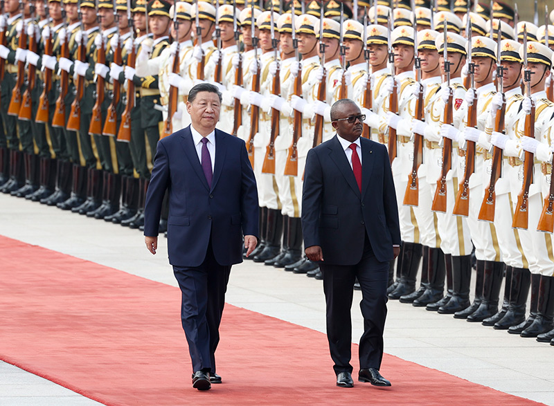 习近平同几内亚比绍总统恩巴洛会谈「相关图片」